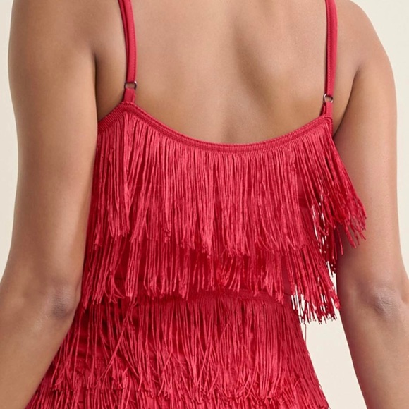 Tired Fringe mini Dress - Picture 3 of 7